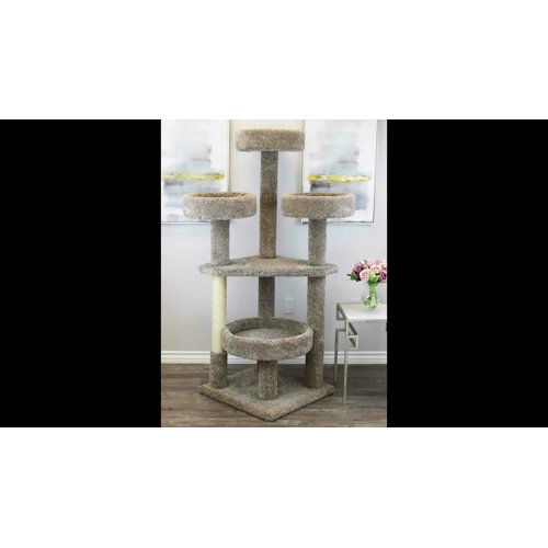 Prestige Cat Trees 65" Maine Coon Tower Cat Condo & Reviews Wayfair